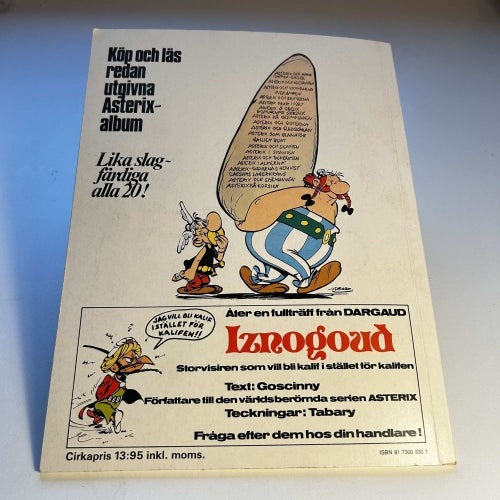 Asterix #21, 1a upplaga, toppex! VF