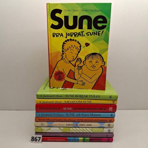Sune x10 Bokpaket - Ungdomsböcker - Se bilder för titlar
