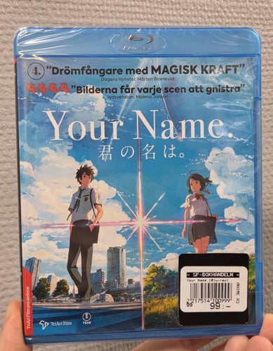 Your Name. (2016) INPLASTAD Blu-ray Svenskt tal/text