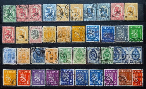 FINLAND 90. GAMMALT BRA 41 ST * SORTIMENT BÖRJAN AV 1900 - TALET...