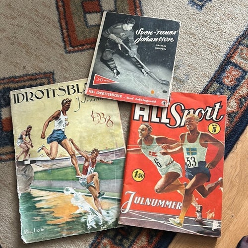 Samling av äldre sporttidningar: Idrottsbladet Julnummer 1938, All Sport