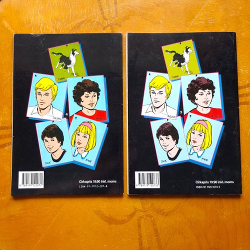 Fem-äventyr! 2 st Enid Blyton's Mysterie magasinet