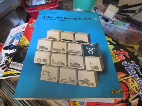 Automotive bearing list 1982 av SKF Kullager katalog för fordon
