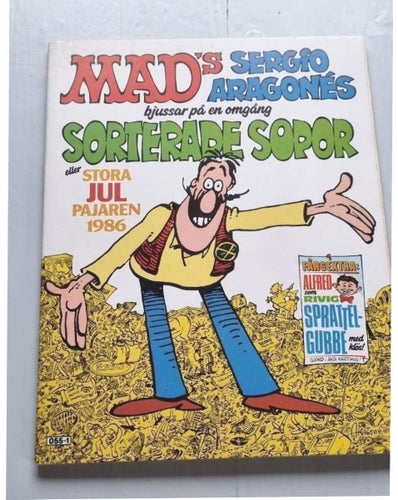 MAD's Sergio Aragonés Sorterade Sopor eller Stora Jul Pajaren 1986