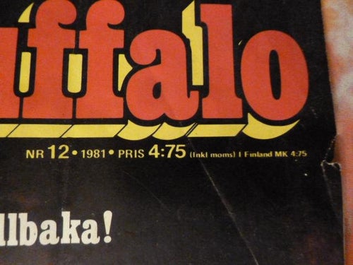 BUFFALO, NR 12-1981, TIDNING