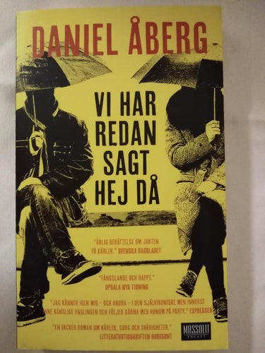 Vi har redan sagt hejdå av Daniel Åberg. bok, ny oläst. pocket. NY
