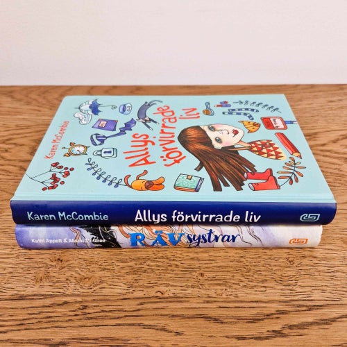 GIRL IT Book Lot - Allys Förvirrade Liv and Rävsystrar - 2 Hardcover