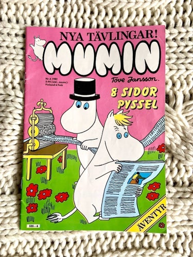 Mumin tidning nr 6 1982 fint skick