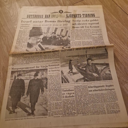 Göteborgs Handels- och Sjöfartstidning från 15 mars 1965