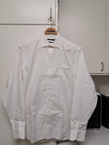Dressmann vit skjorta, storlek M