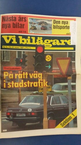 Vi bilägare nr 6 1981: Opel Kadett 1,3 + beg, Daihatsu Charade