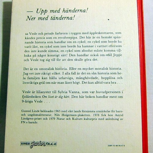 Lita på det oväntade Gunnel Linde Bonniers 1979 1:a utgåvan