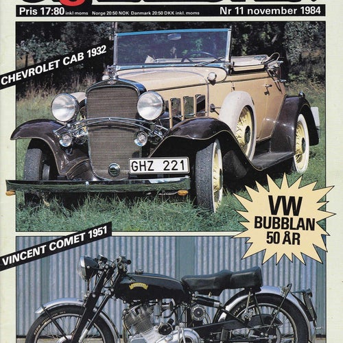 Signalhornet 1984-11 VW Typ 1.Jeep 1943.Karmann-Ghia.Vincent