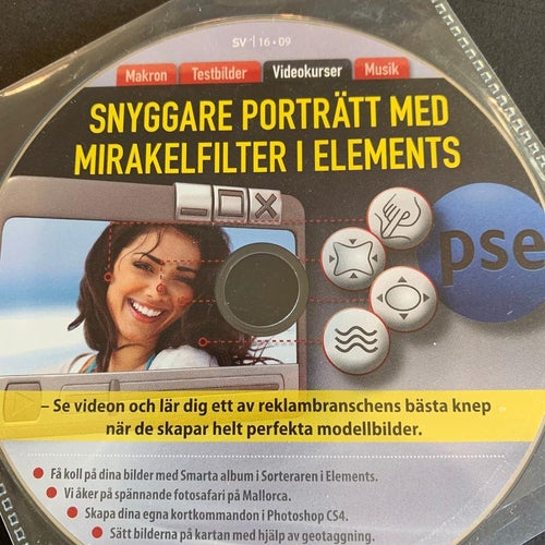 DVD med Foto-kurser och tips (bifogades Digital Foto nr 16, 2009)