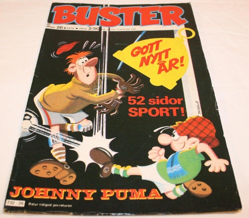Buster - 1974 - NR 26 - Johnny Puma tillbaka, bröderna trassel och Rovers