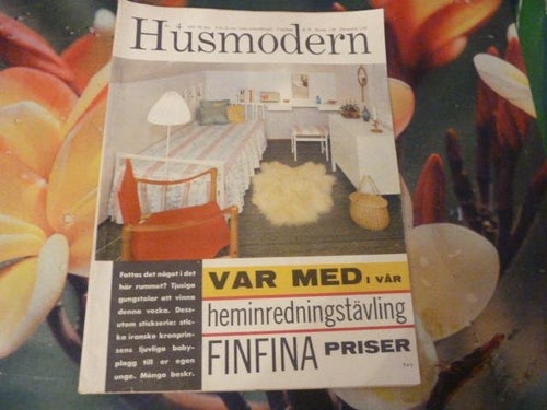 HUSMODERN, NR 4 - 1961, TIDNING