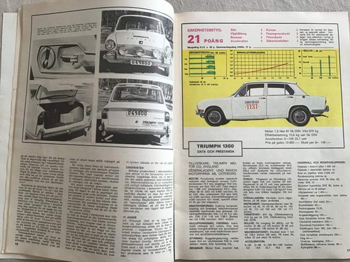 TEKNIK FÖR ALLA NR 10 1967 TRIUMPH 1300 VW AZTEC,LÅTMEJFÅDANSA,BÅTAR,FIAT DINO