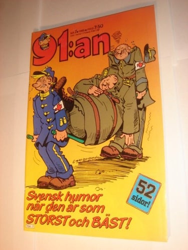 91:an (svensk) NY OLÄST Nr 7 1985 m Adresslapp