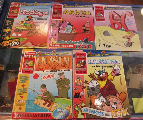Rädöga, Arken, BC, Hagbard, Knasen, Samlade serierariteter 5 album med hård pärm
