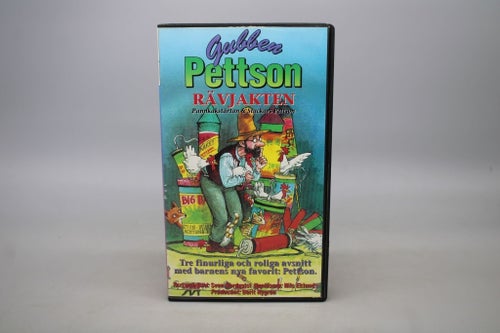 Gubben Pettson Rävjakten - Pannkakstårtan & Stackars Pettson (VHS)
