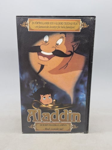 Aladdin - Svenskt tal - VHS