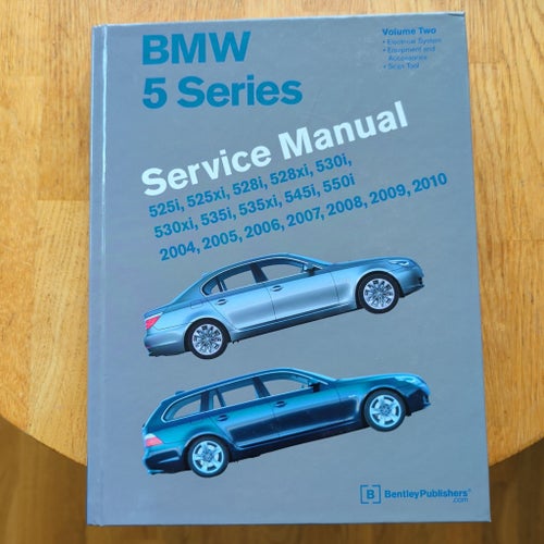 BMW 5 Series Service Manual, Bentley Publishers, 2004-2010
