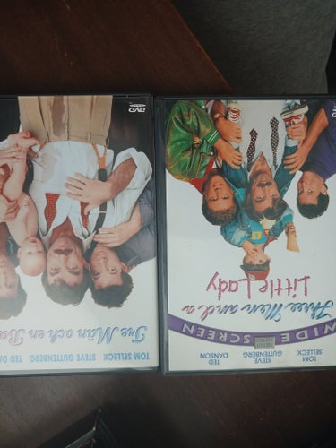 Tre män och en baby & Tre män och en liten tjej (DVD)