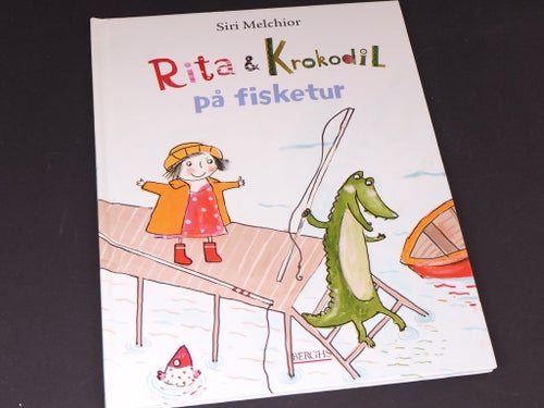 Rita & Krokodil på Fisketur Bok Siri Melchior