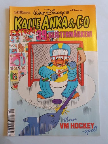 Kalle Anka & Co nr 14 från 1989