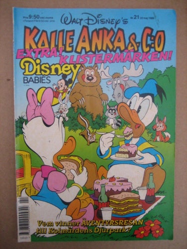 Kalle Anka & C:O Nr:21-1989