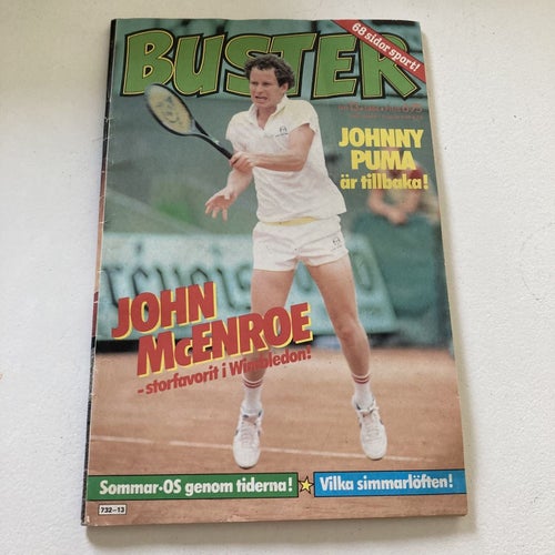 BUSTER NR 13 1984. JOHN McENROE.