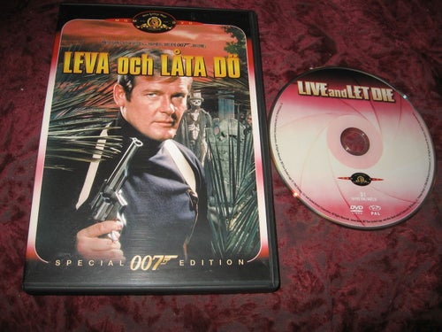 LEVA OCH LÅTA DÖ - JAMES BOND 007 (ROGER MOORE,JANE SEYMOUR) DVD