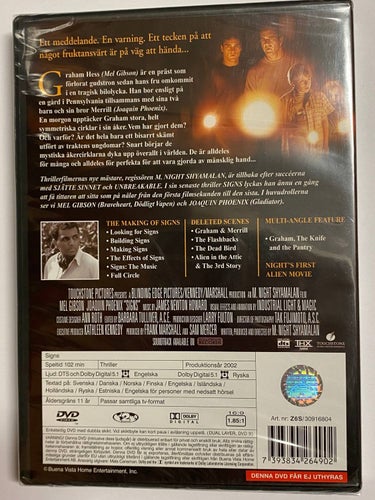 DVD Signs Mel Gibson INPLASTAD