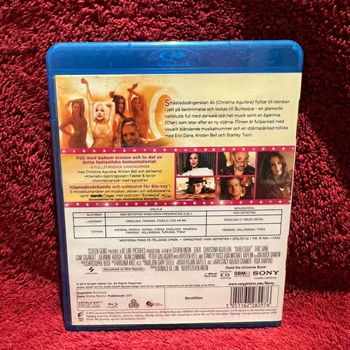 Blu-ray / Burlesque / Mycket Gott Skick