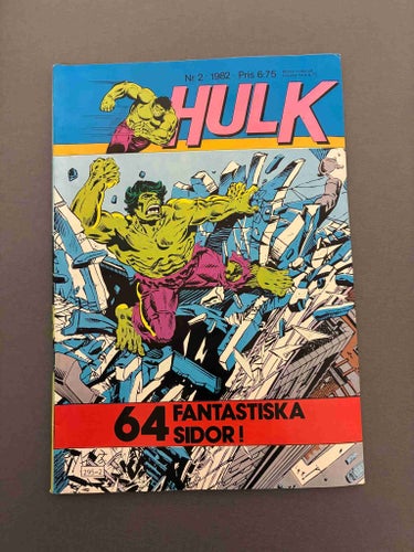 Hulk nr 2 1982 Hulken