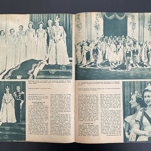Svensk Damtidning Kröningsnummer Elisabeth II England 1953