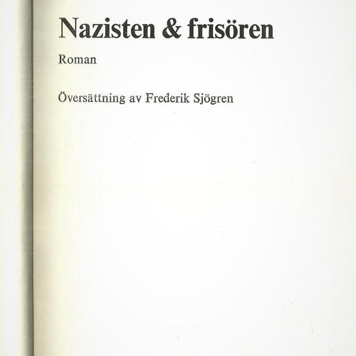 EDGAR HILSENRATH : Nazisten & Frisören