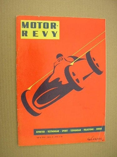 Motorrevy ( Fart ) 1954 Nr. 8