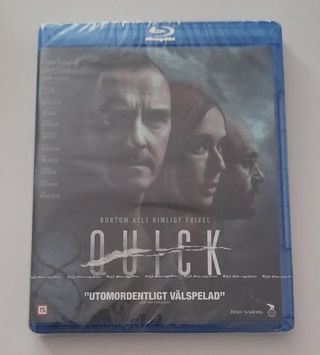 QUICK Blu-ray / 2019 / Jonas Karlsson / Svenskt Tal & Text / Ny Inplastad