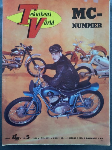 Teknikens Värld nr 5 1957: Zündapp Combinette, Pontiac Six, Vauxhall Victor