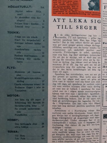 Teknikens Värld nr 19 1949: Teknik, flyg, motor, hobby