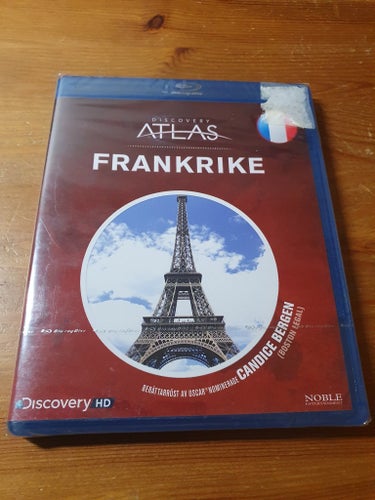 Discovery Atlas: Frankrike . Inplastad Blu-ray