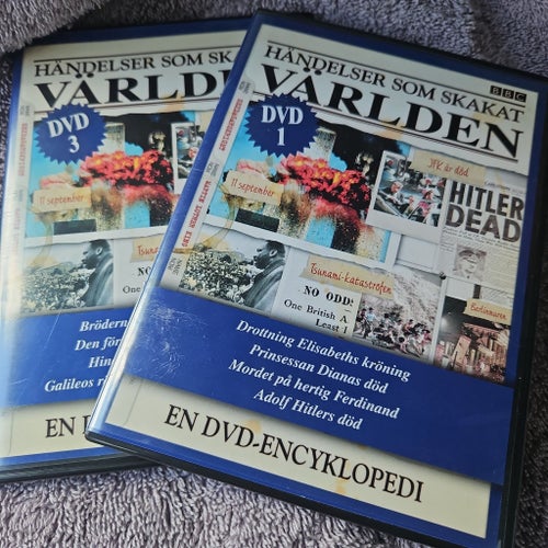 Händelser som skakat världen DVD 1 och 3