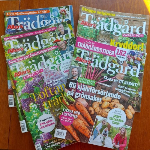 Allers Trädgård 2016 + 2021