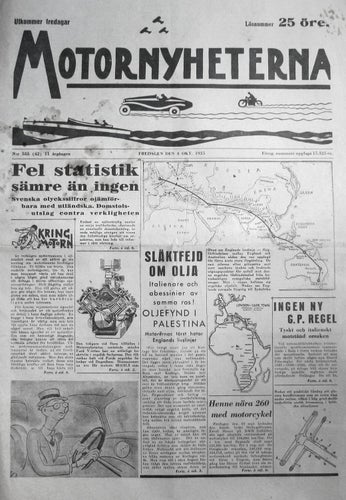 Motornyheterna 1935-42 Båt Chris Craft Bildreportage