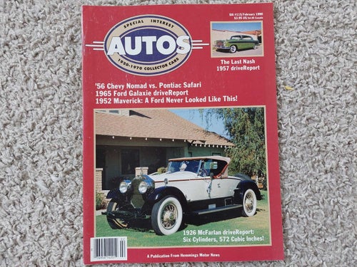 Special Intrest Autos nr. 115 1990 56 Nomad Safari Pierce-Arrow