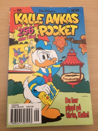 KALLE ANKAS POCKET - Nr 185 - Du har pippi på tårta, Kalle!