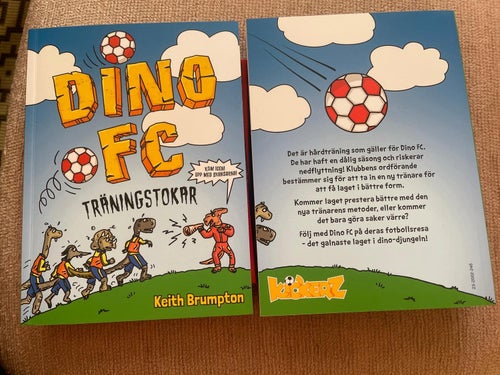 Dino FC träningstokar av Keith Brumpton