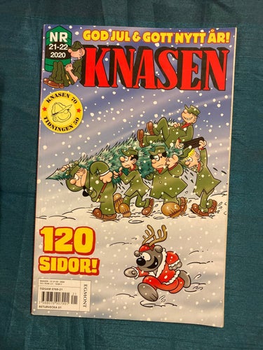 KNASEN NR 21-22 - 2020 - DUBBELNUMMER 120 SIDOR - SAMFRAKTAR