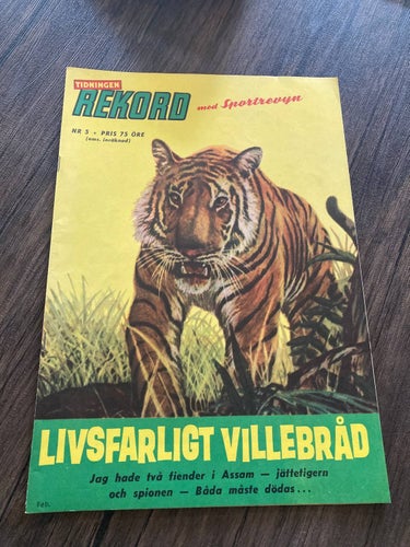 Tidningen Rekord med Sportrevyn nr 5 1965
